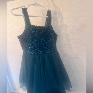 Cat & Jack Teal Sequin Dress